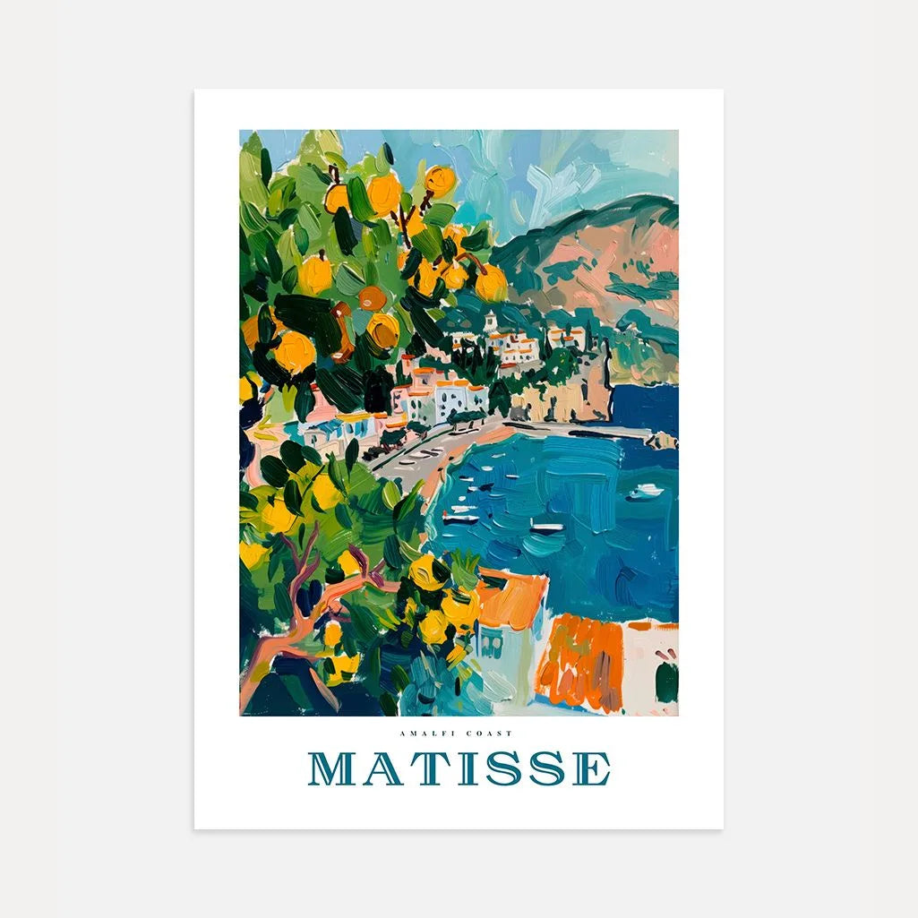 Matisse Amalfi Coast Poster