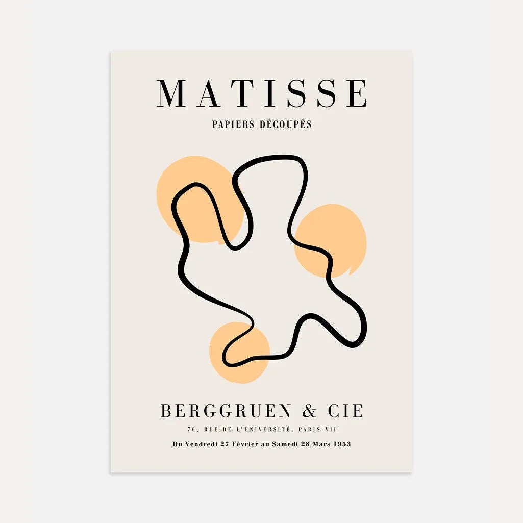 Poster Matisse Linea Astratta