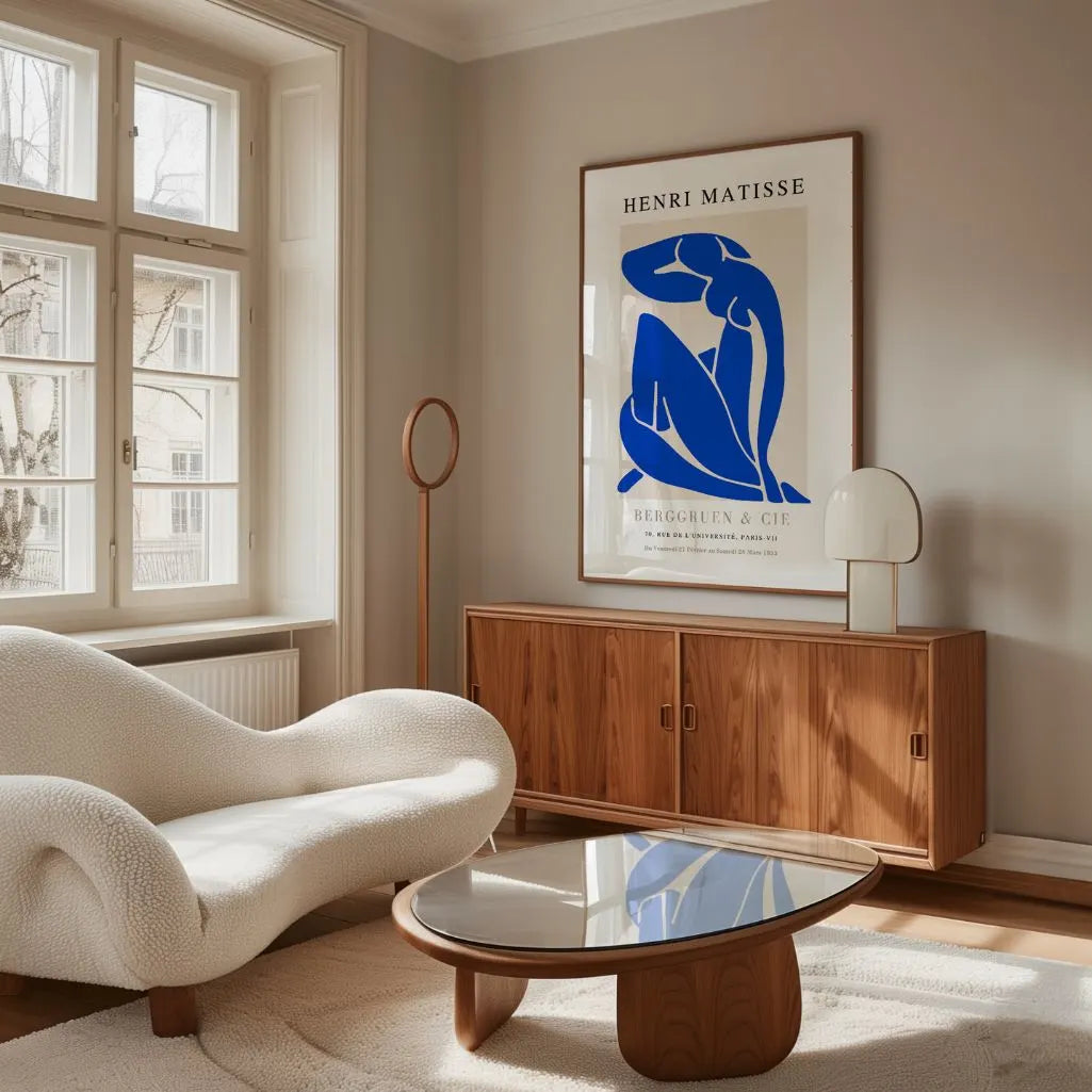 Matisse Nu Bleu Blu Intenso Poster