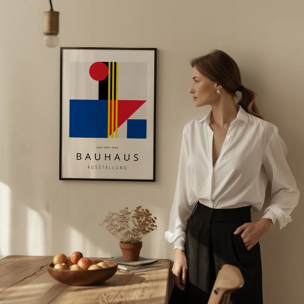 Bauhaus Contrasto Colori Poster