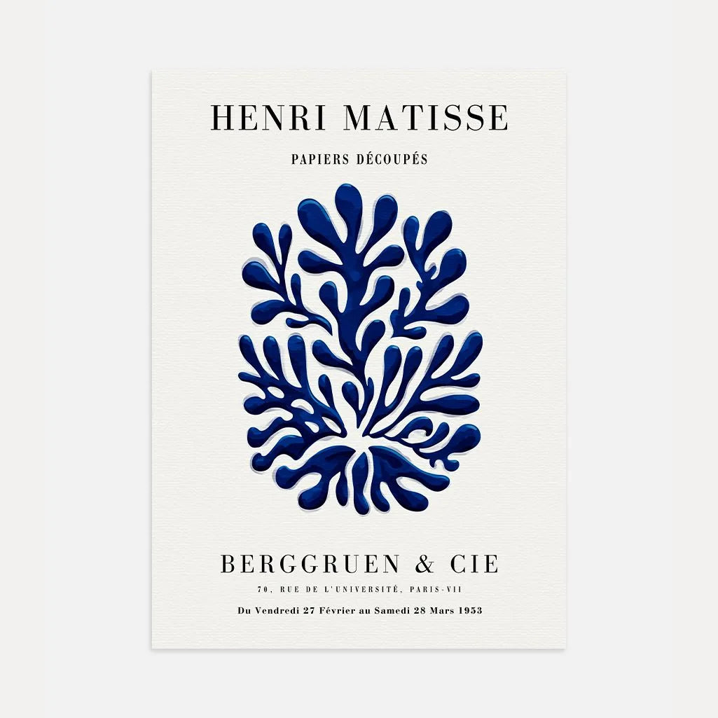 Matisse Blu Forma Poster