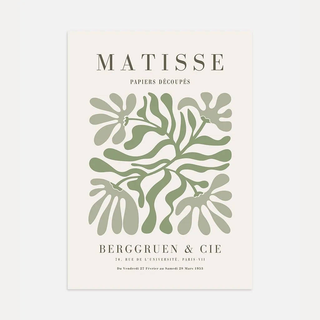 Henri Matisse Simmetria Verde Poster