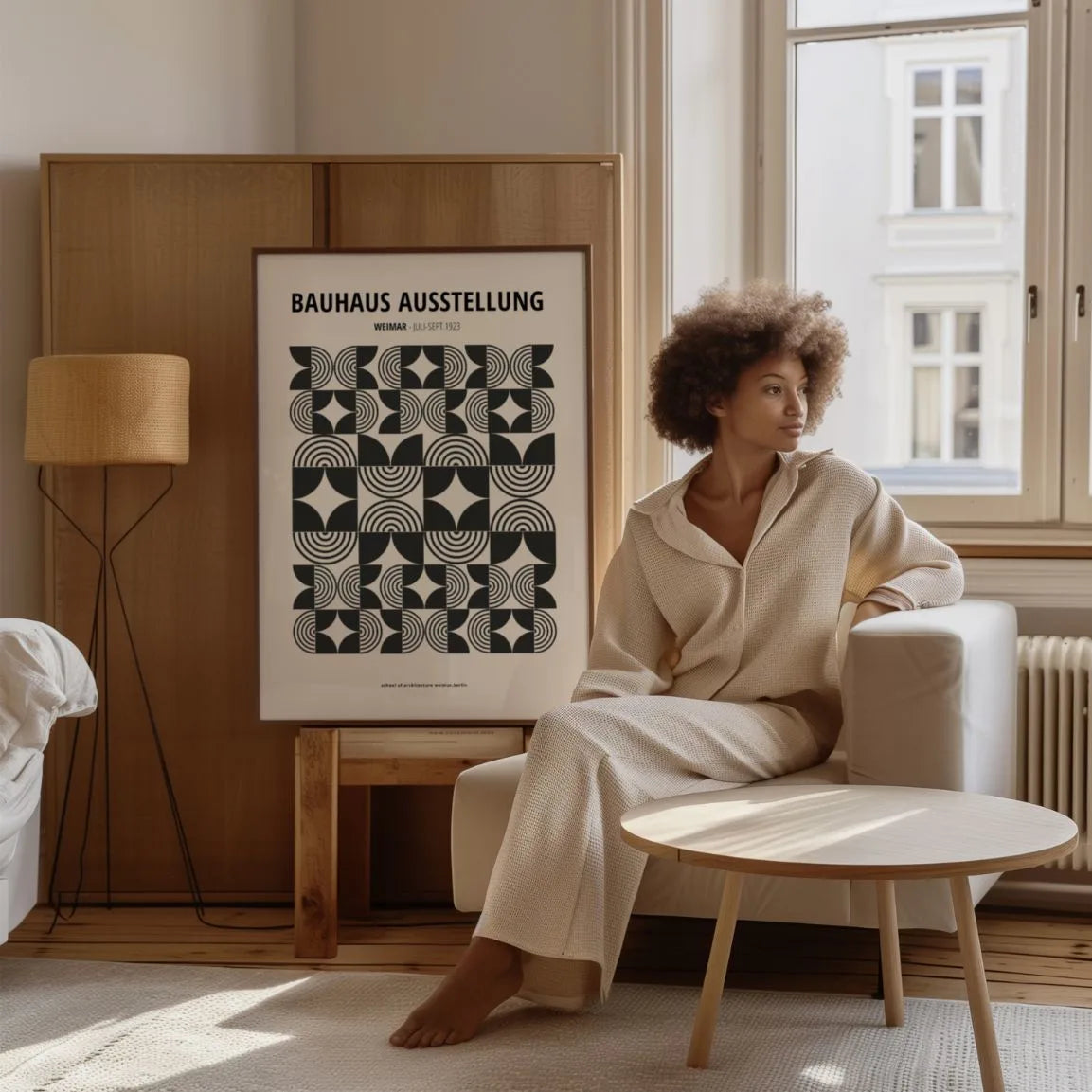 Poster Bauhaus Dettagli Fini Geometria