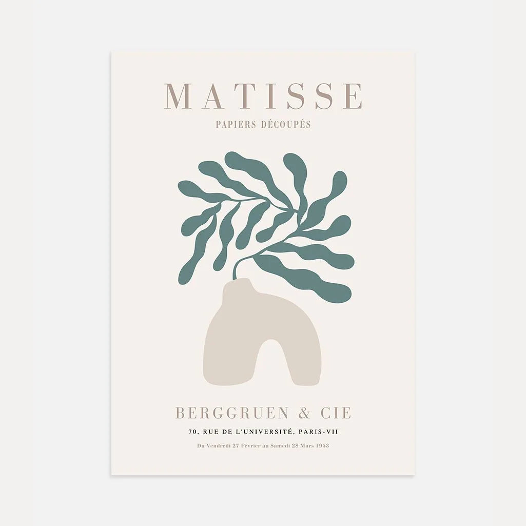 Henri Matisse Vaso Botanico Poster