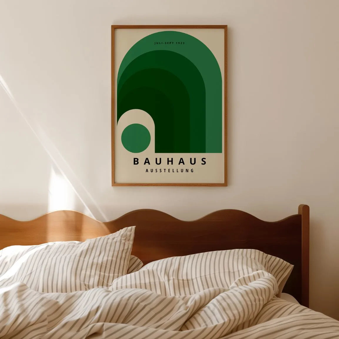 Poster Bauhaus Arcobaleno Verde