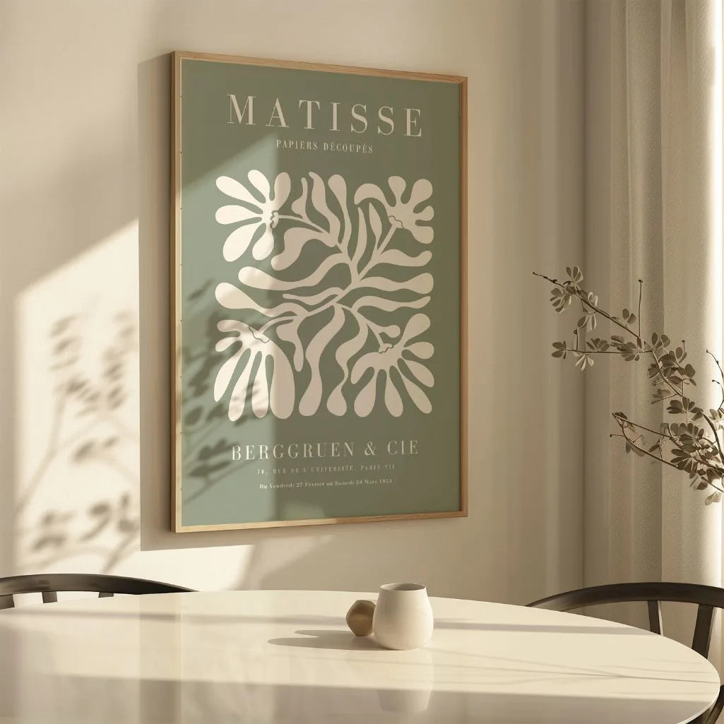 Matisse Verde Salvia Poster