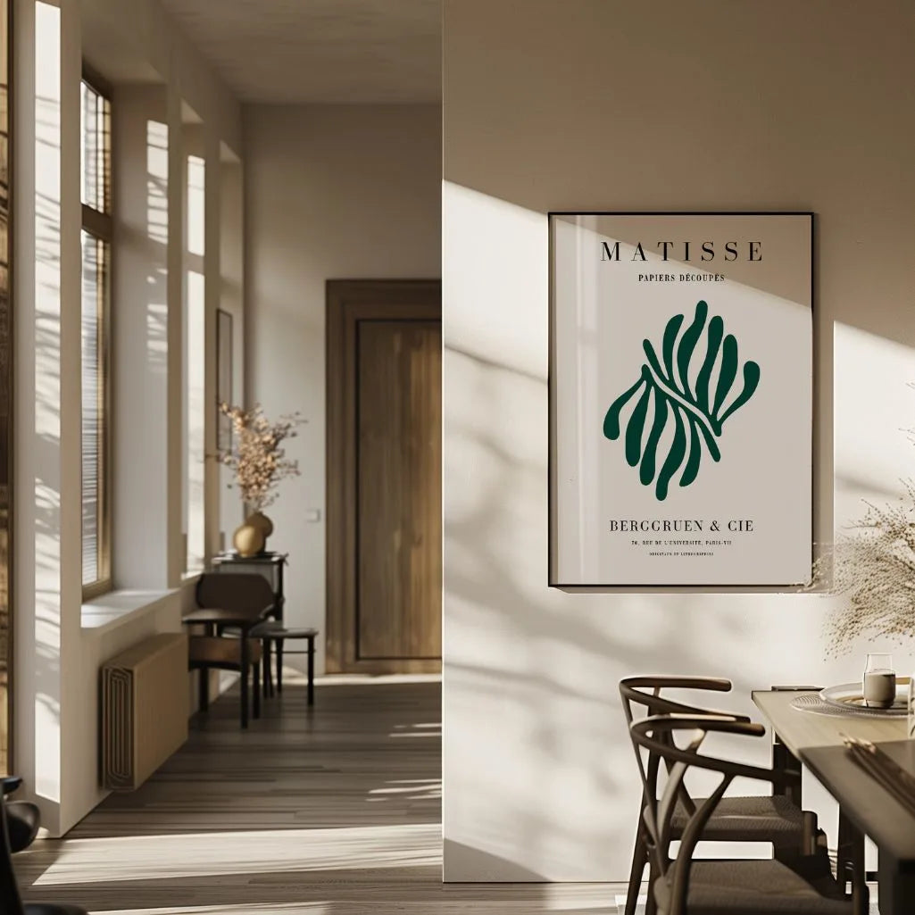 Matisse Verde Bottiglia Poster