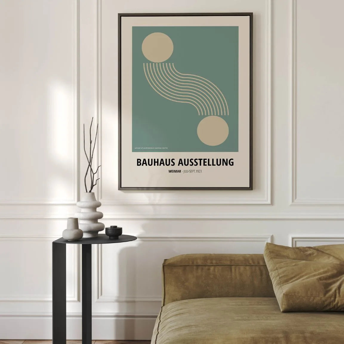 Bauhaus Movimento Geometrico Poster