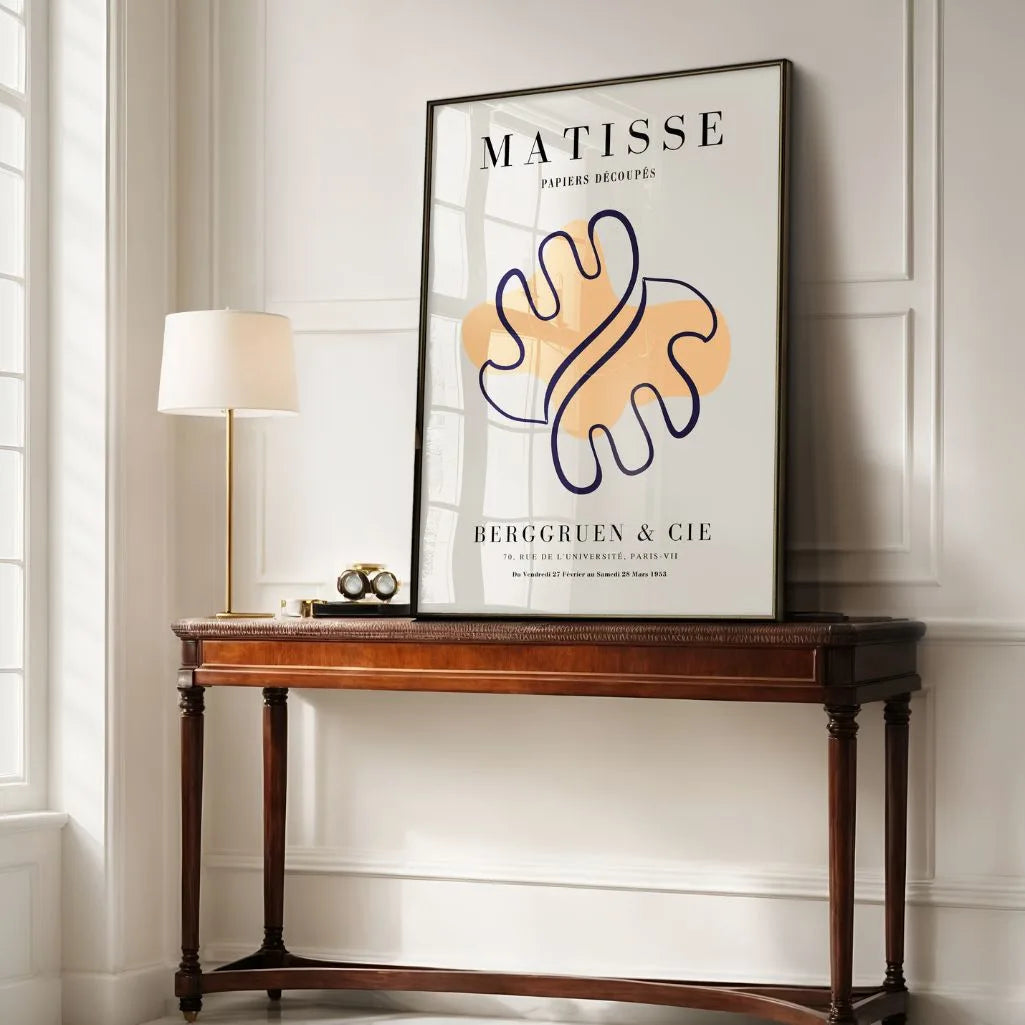 Poster Matisse Forma Astratta Arancione