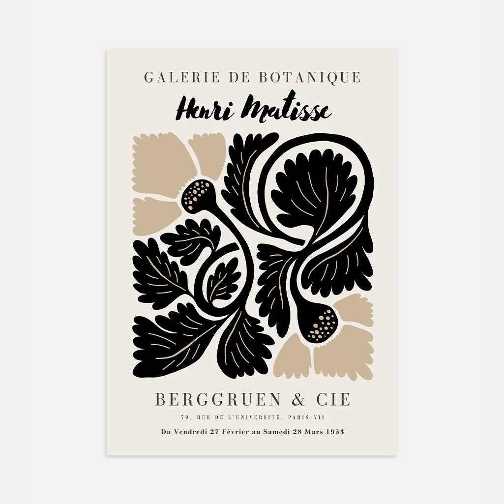 Poster Matisse Motivo Botanico