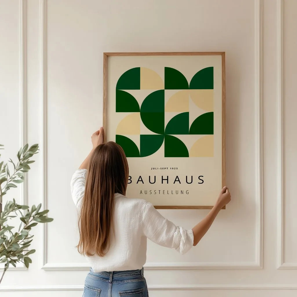 Bauhaus Verde Calmo Poster