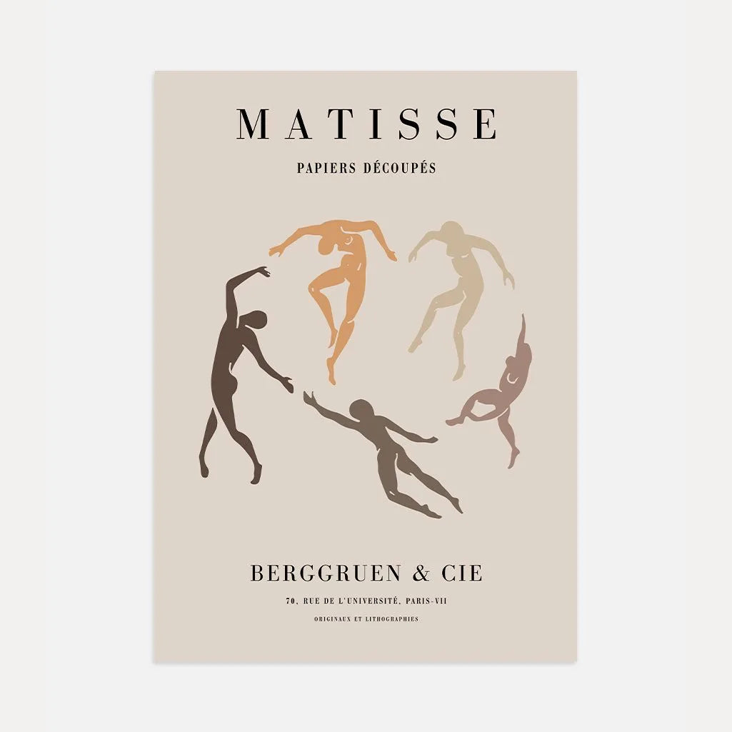 Poster Matisse Danza Figure