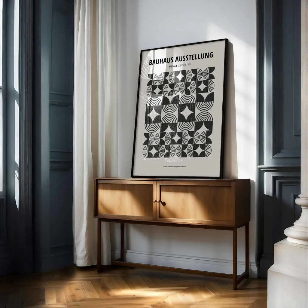 Poster Bauhaus Dettagli Fini Geometria
