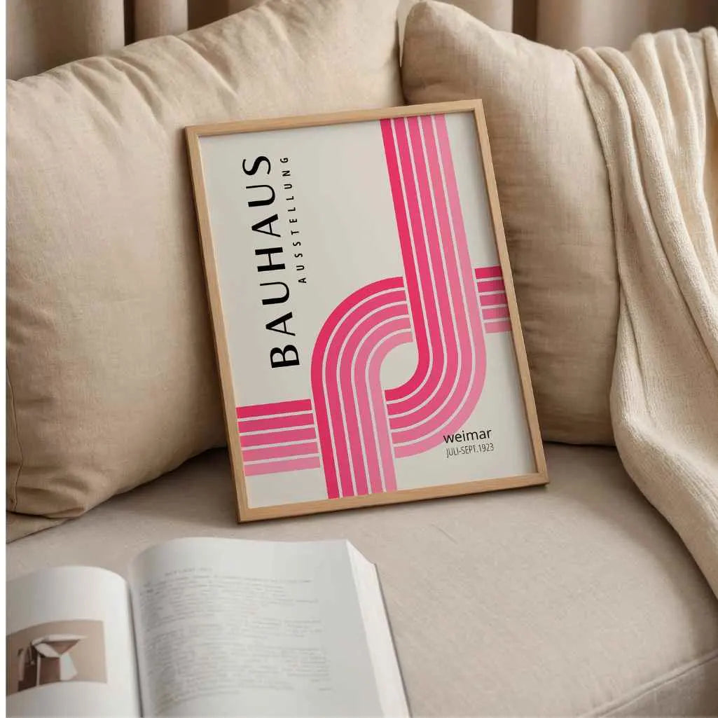 Bauhaus Linee Intersecate Poster