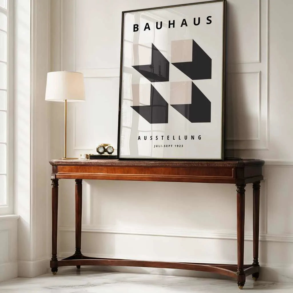 Bauhaus 3D Effect Poster