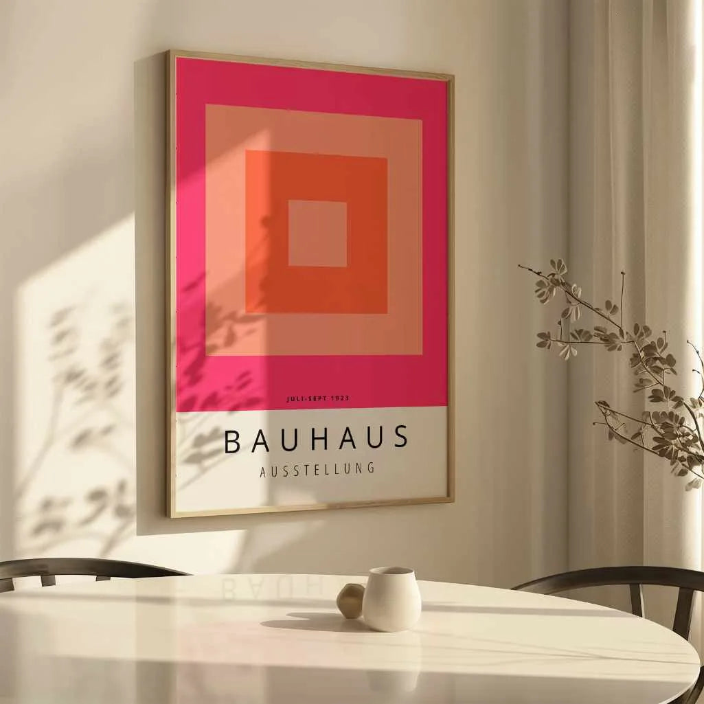 Bauhaus Arancione Poster