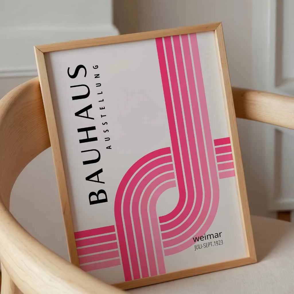 Bauhaus Linee Intersecate Poster