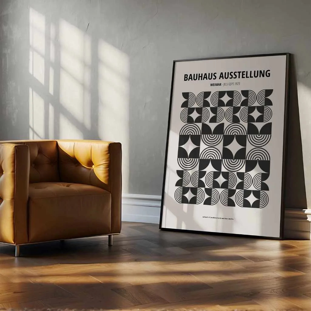 Poster Bauhaus Dettagli Fini Geometria