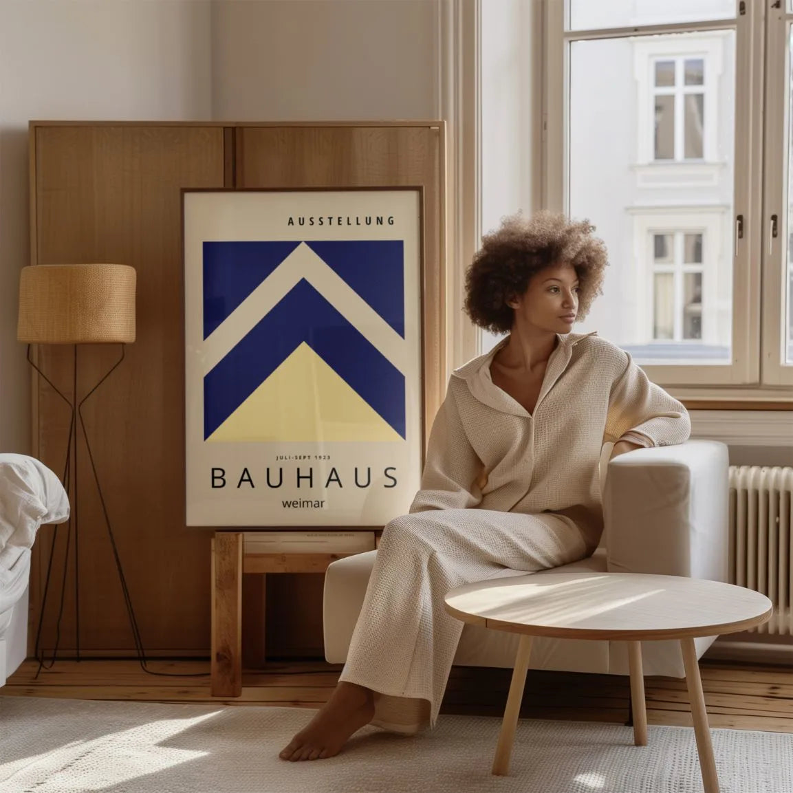 Bauhaus Weimar Frecce Geometriche Poster