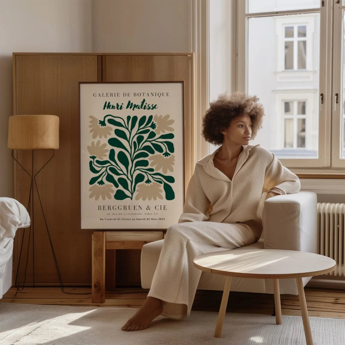 Matisse Foglie Beige Poster
