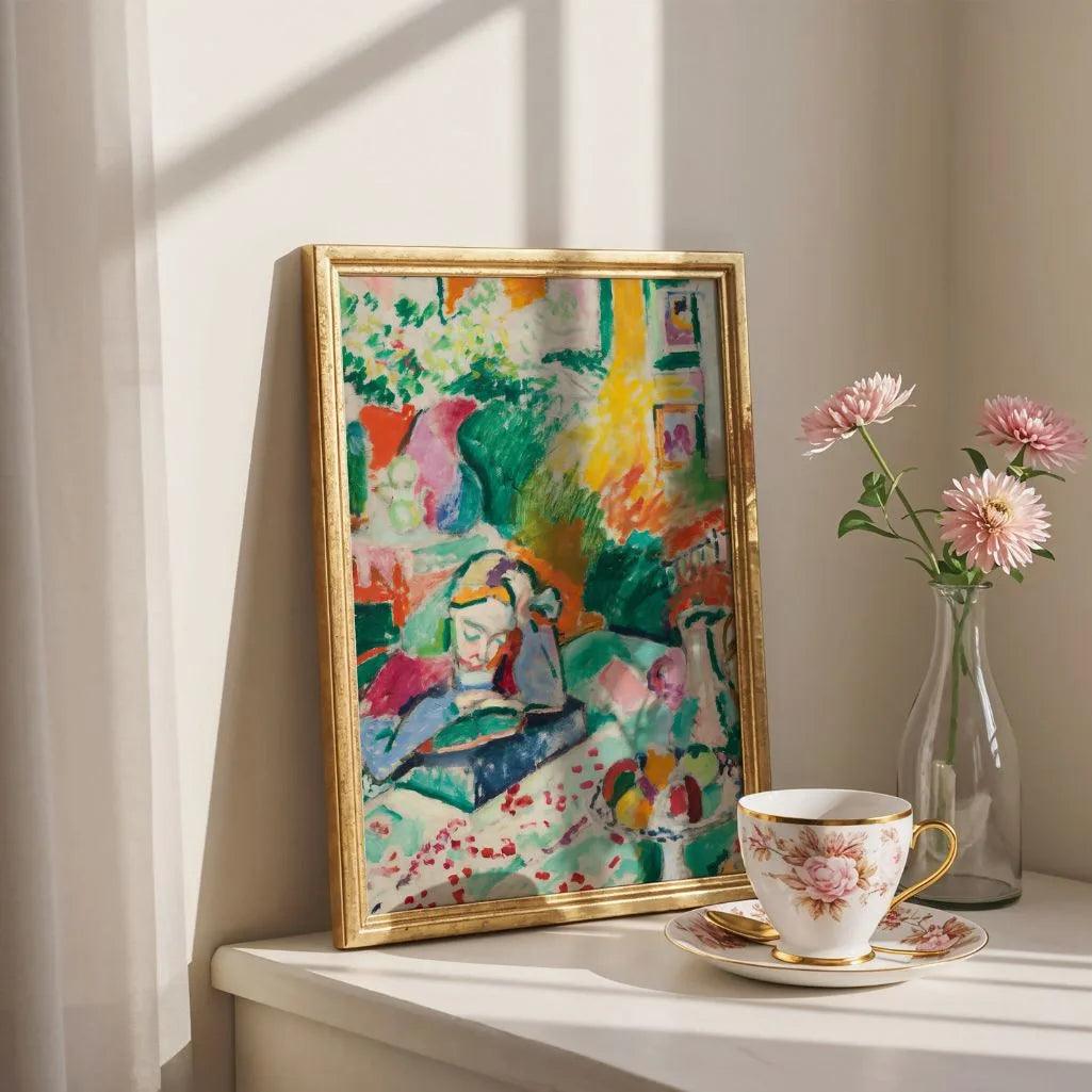Matisse Girl Reading Poster