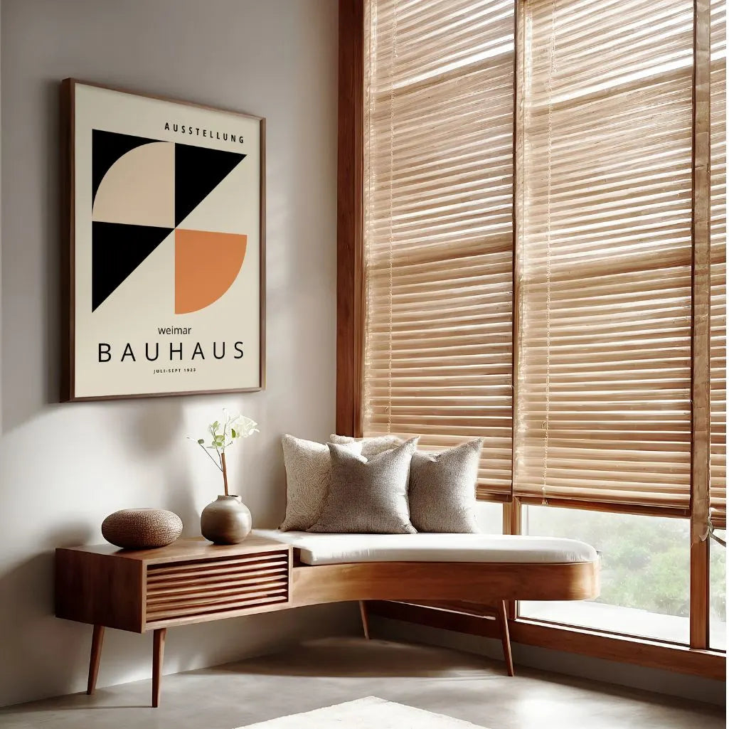 Bauhaus Contrasto Di Forme Poster