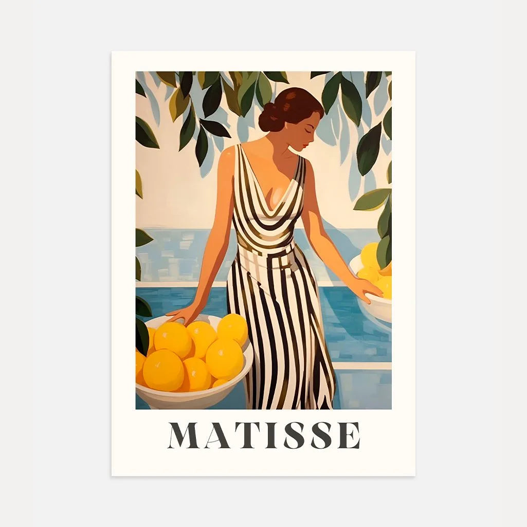 Matisse Lemon Elegance Poster