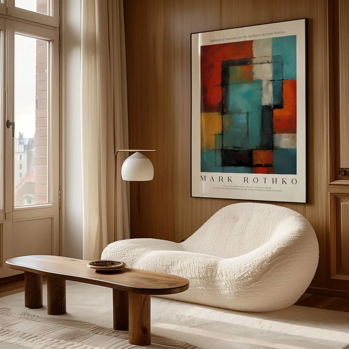 Rothko Warm Balance Poster