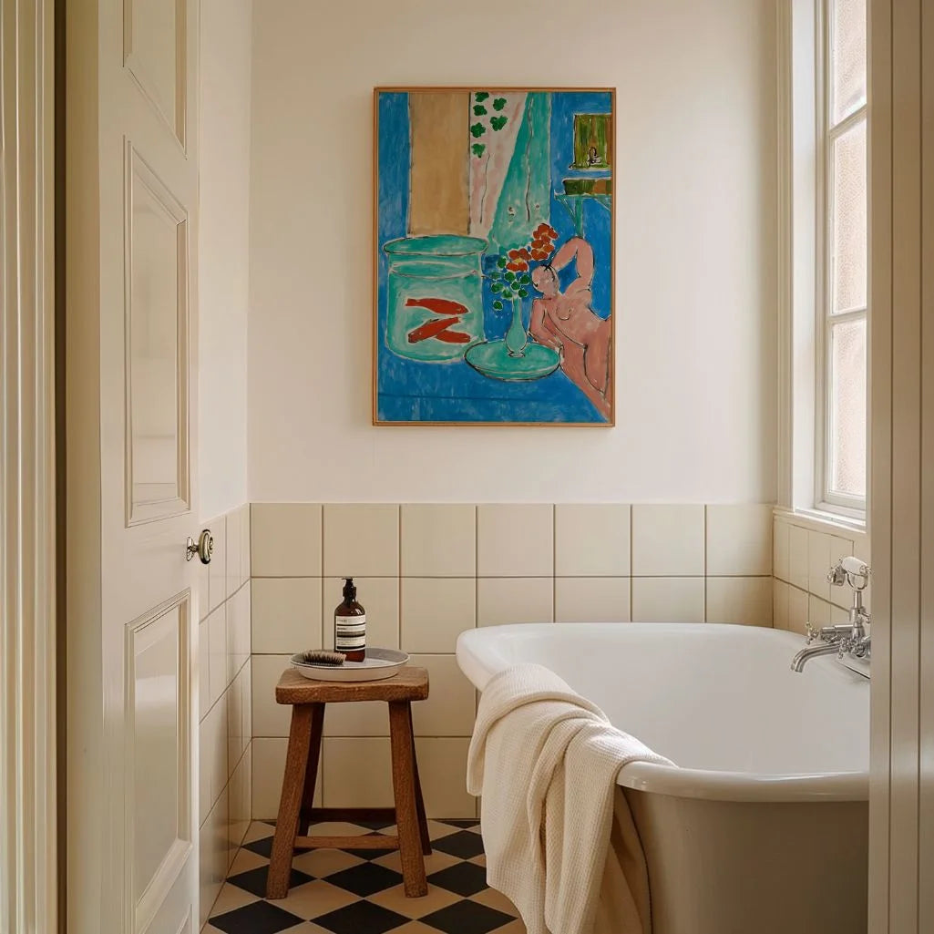 Henri Matisse Poster – Pesci rossi e scultura