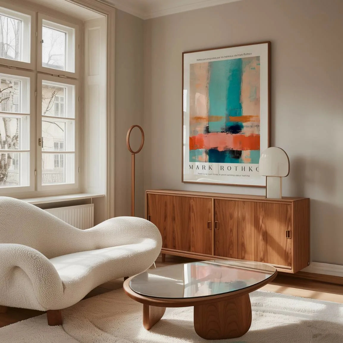 Rothko Blue Calm Poster