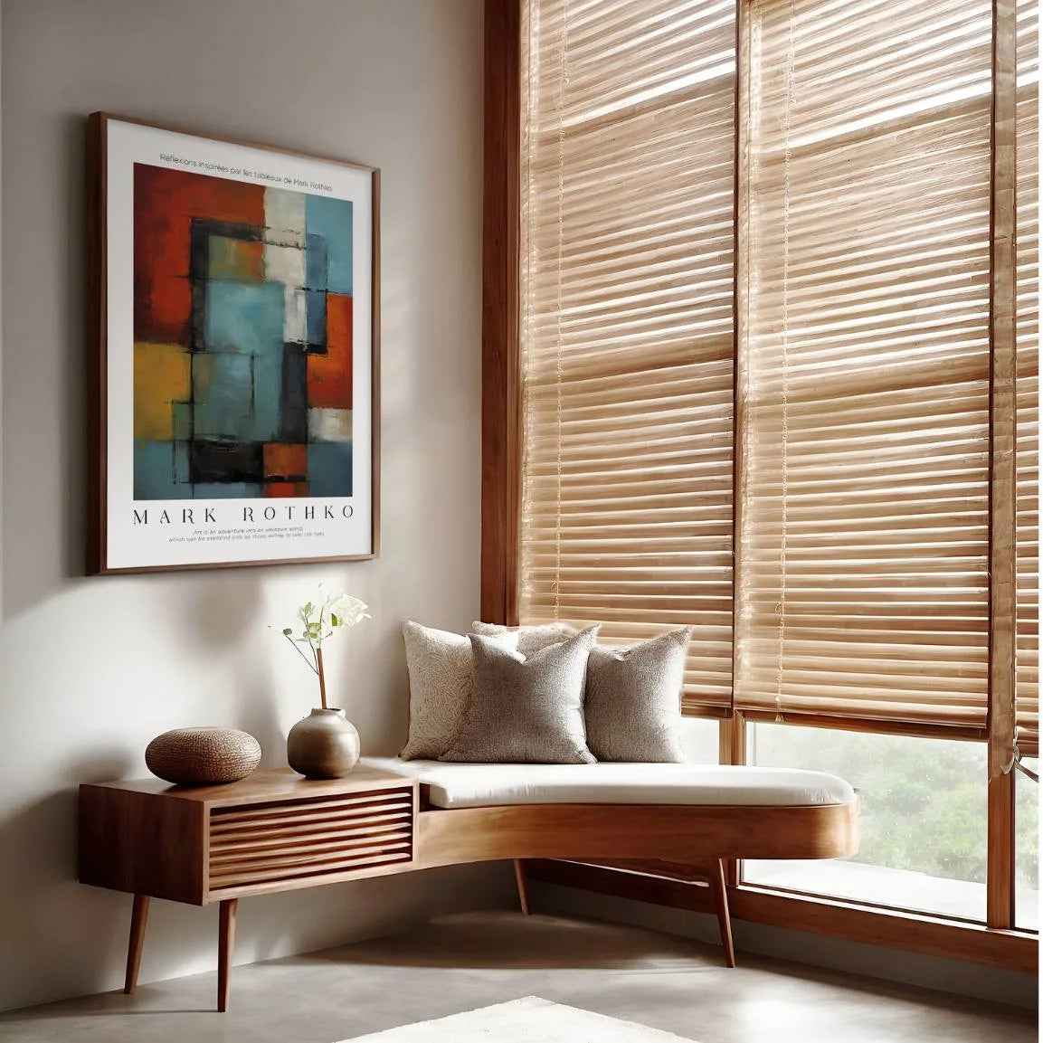 Rothko Warm Balance Poster