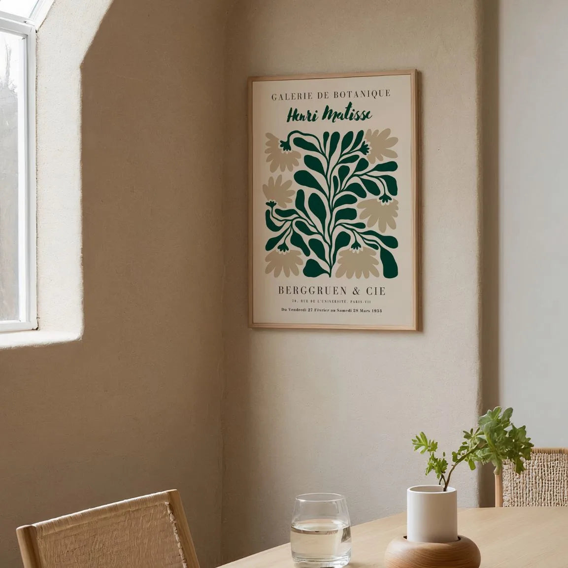 Matisse Foglie Beige Poster