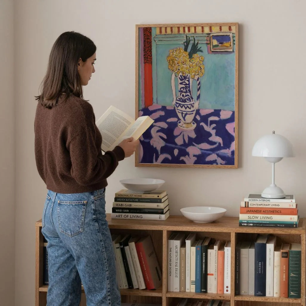 Henri Matisse Poster – Natura morta con tovaglia blu