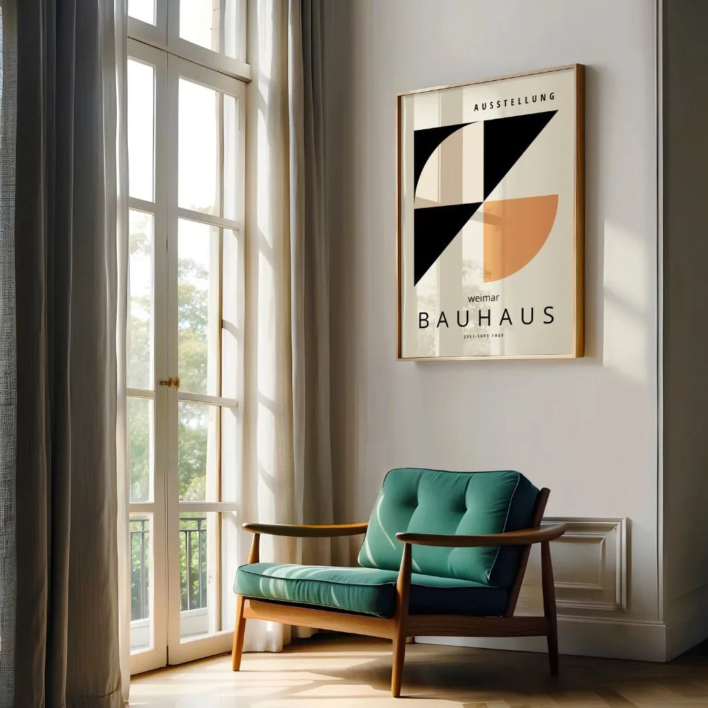 Bauhaus Contrasto Di Forme Poster
