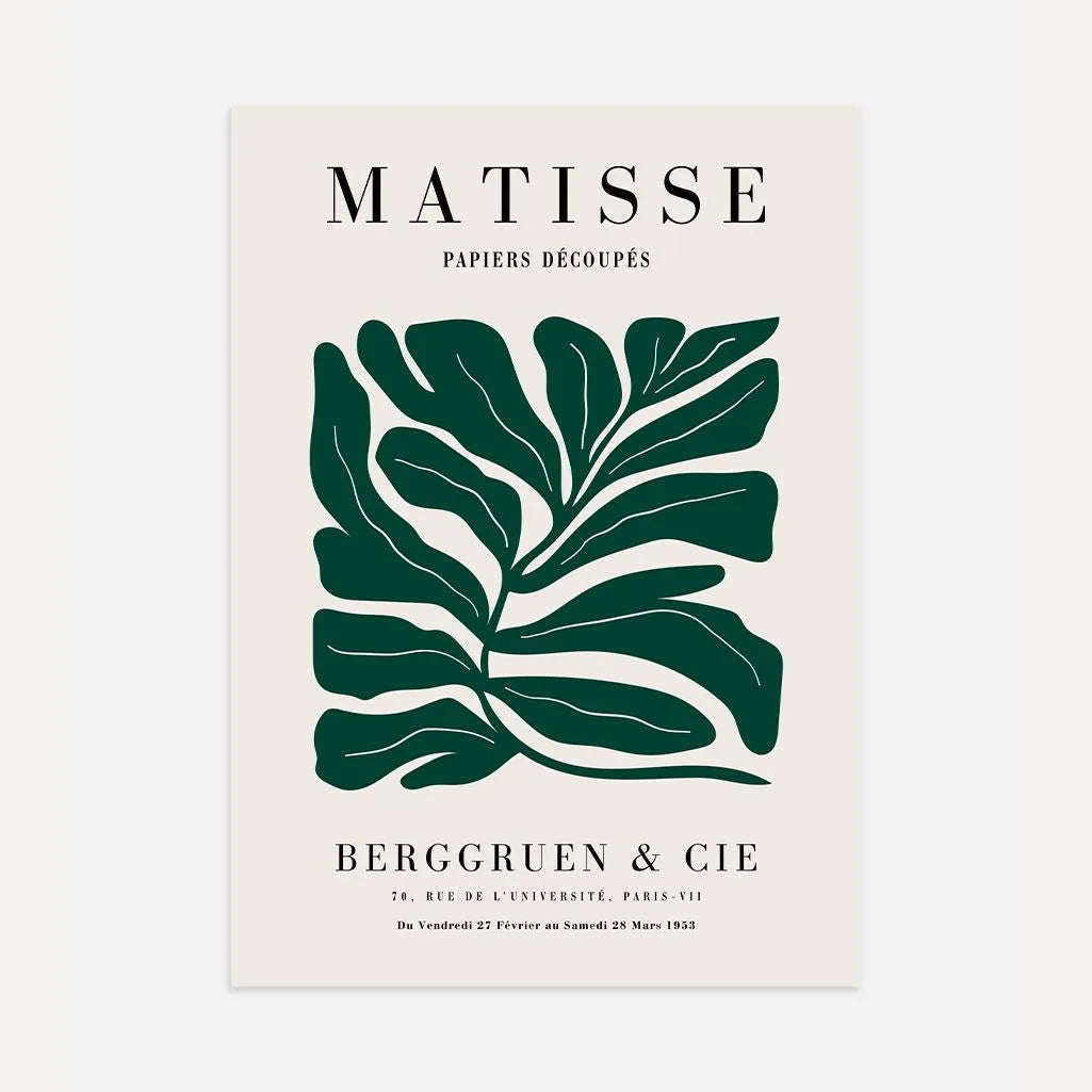 Henri Matisse Foglia Verde Poster