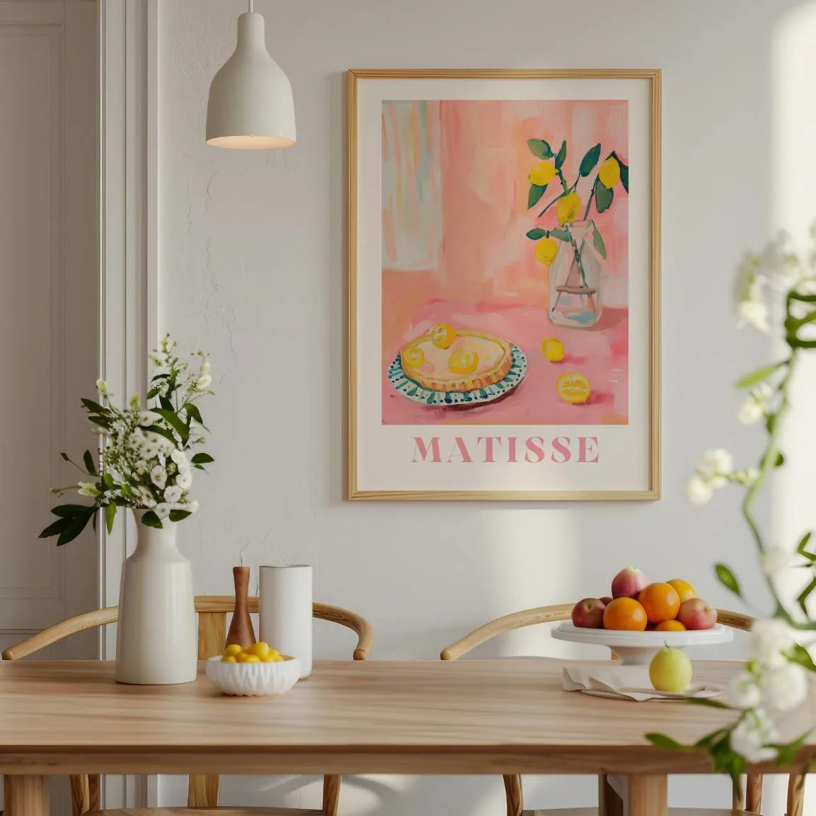 Matisse Lemon Table Poster