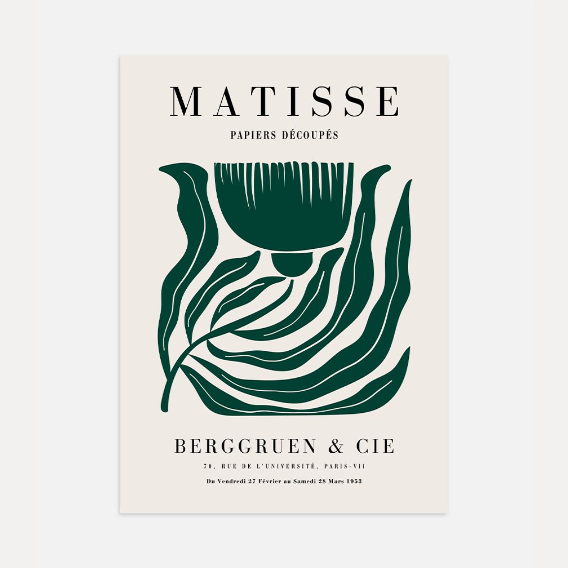 Matisse Fiore Verde Poster