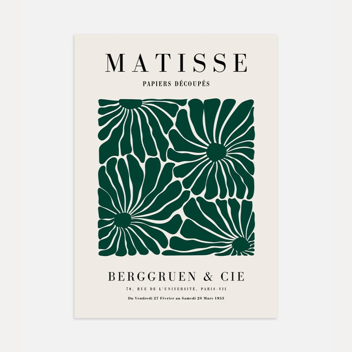Matisse Fiori Verdi Poster