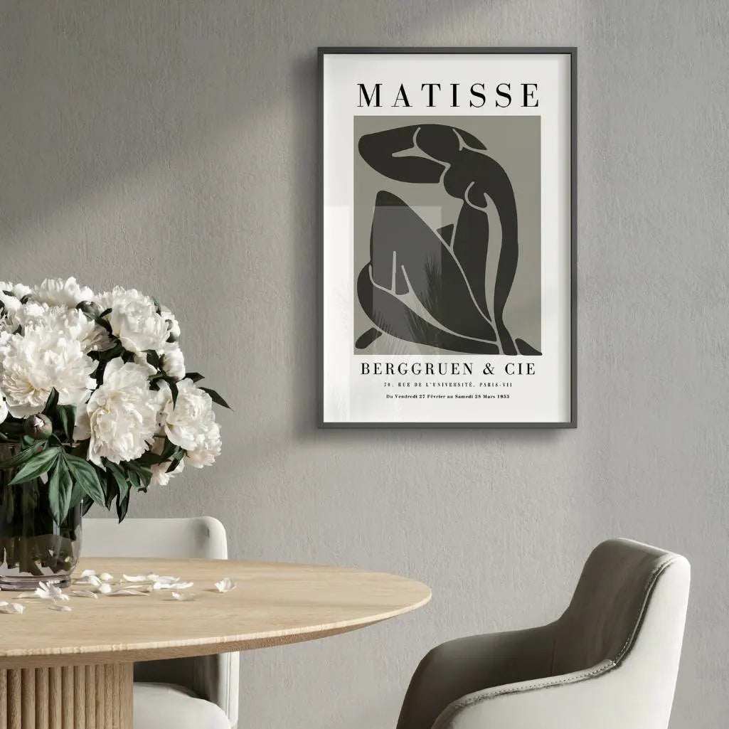Henri Matisse – Poster Nudo Femminile Grigio