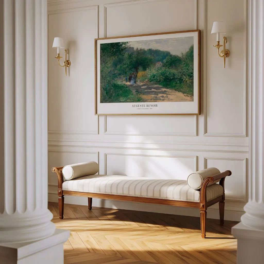 Auguste Renoir Road in Louveciennes Poster