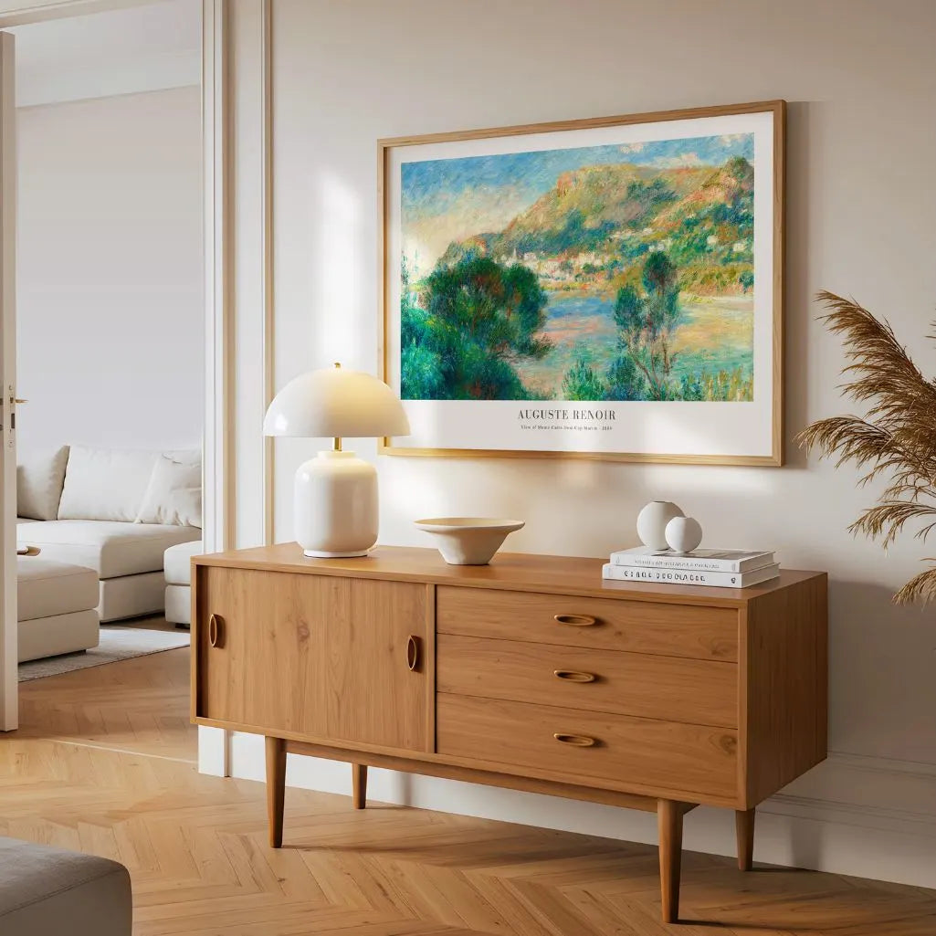 Auguste Renoir View of Menton Poster