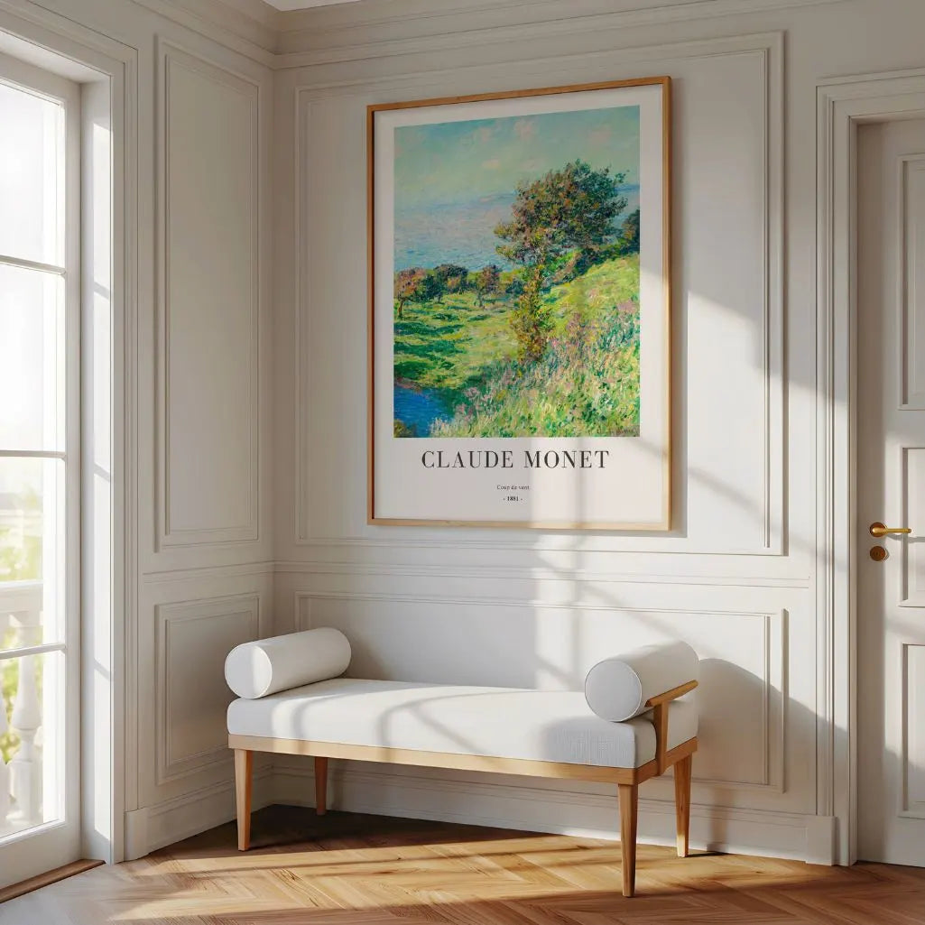 Claude Monet – Colpo di vento (1881) Poster