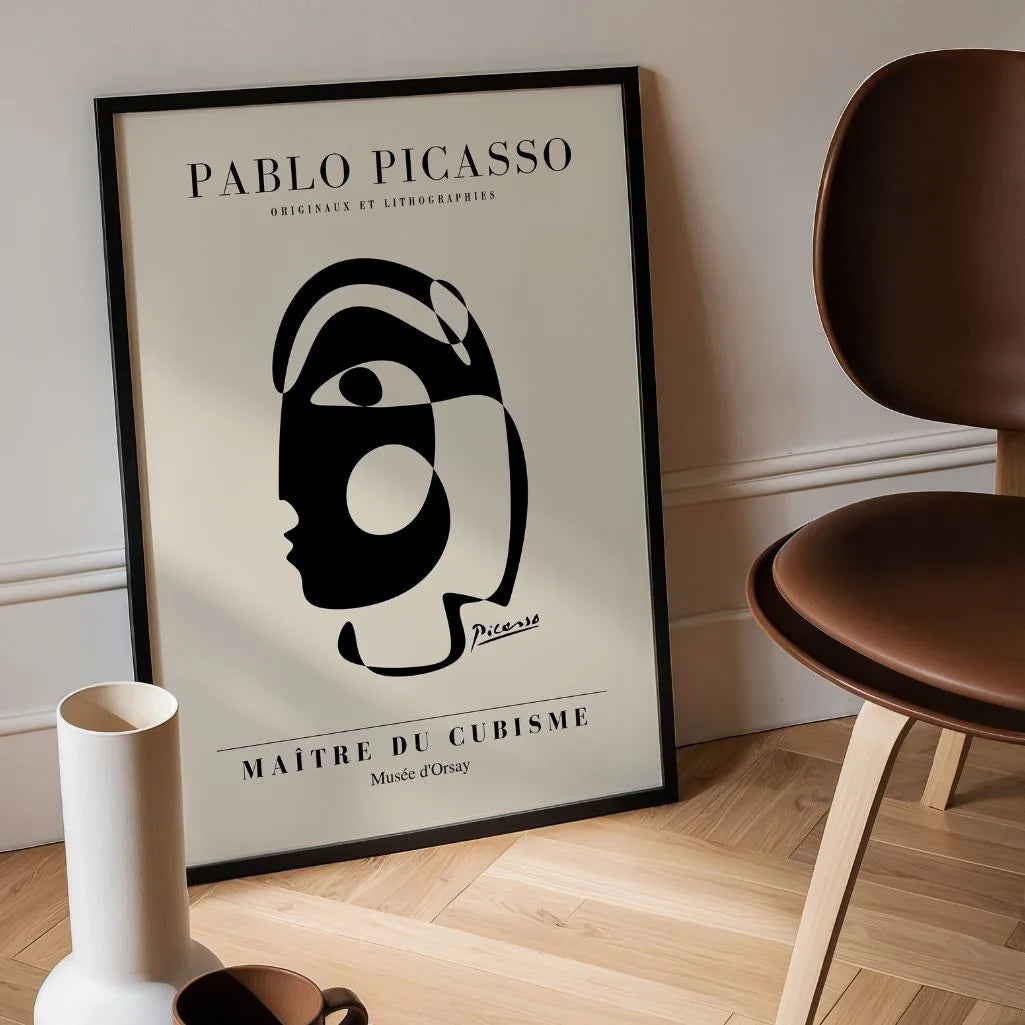 Poster ispirato a Pablo Picasso – Volto della geometria