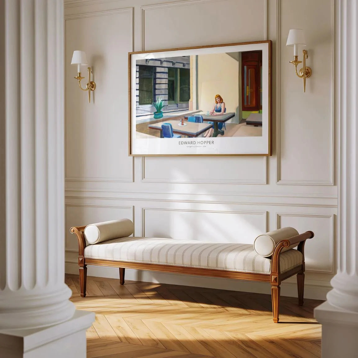 Edward Hopper Sunlight in a Cafeteria Poster