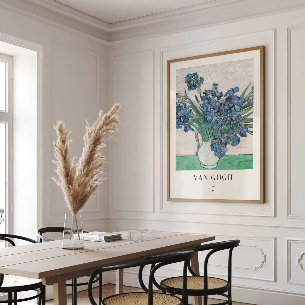 Vincent van Gogh – Iris blu in un vaso Poster