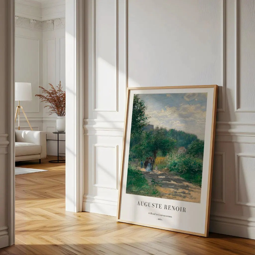 Auguste Renoir A Road in Louveciennes Poster