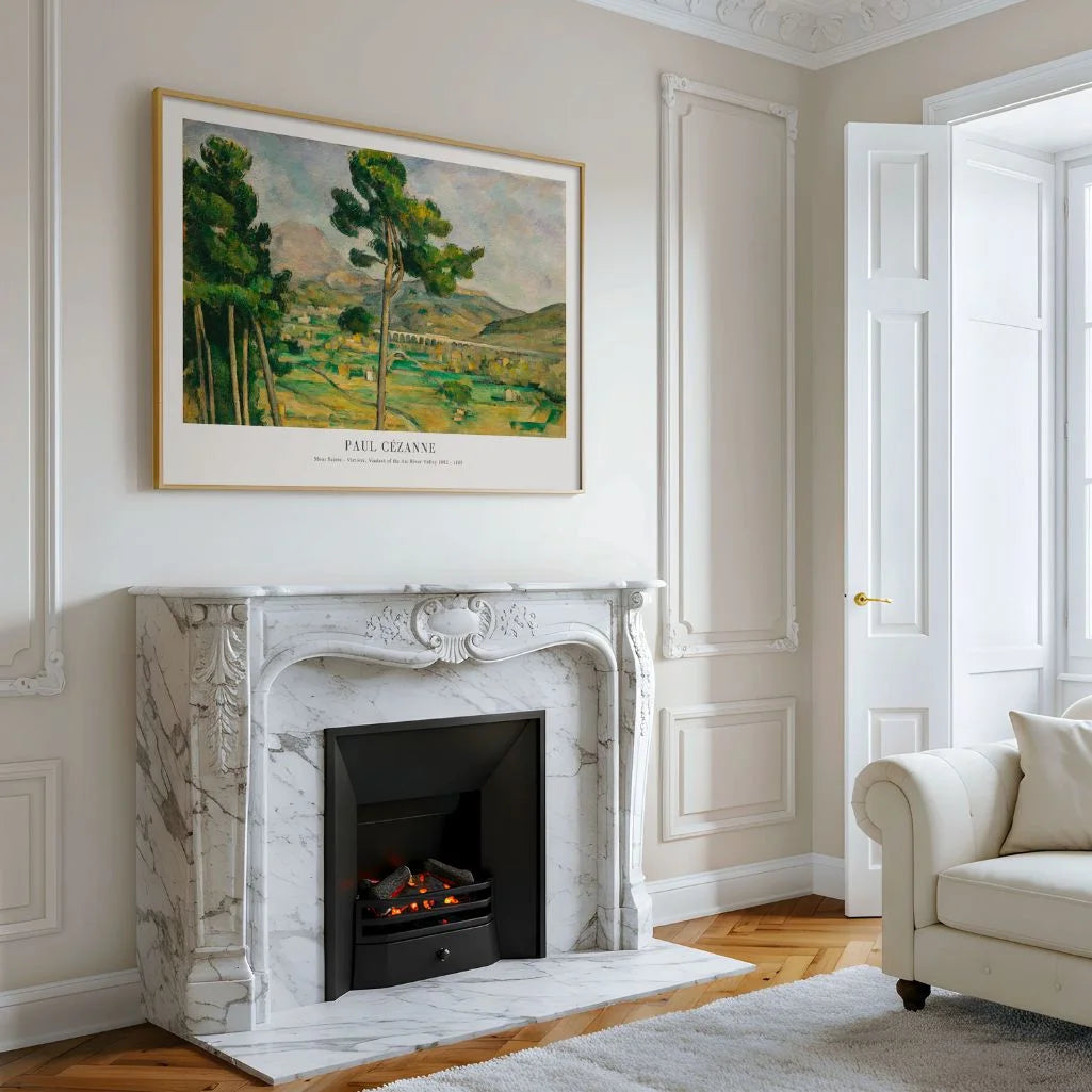 Paul Cézanne – Mont Sainte-Victoire, viadotto nella valle dell’Arc Poster
