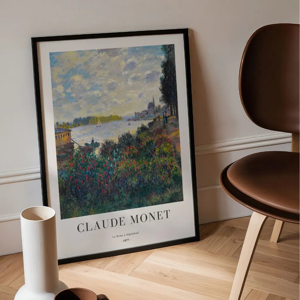 Claude Monet – La Senna ad Argenteuil (1877) Poster
