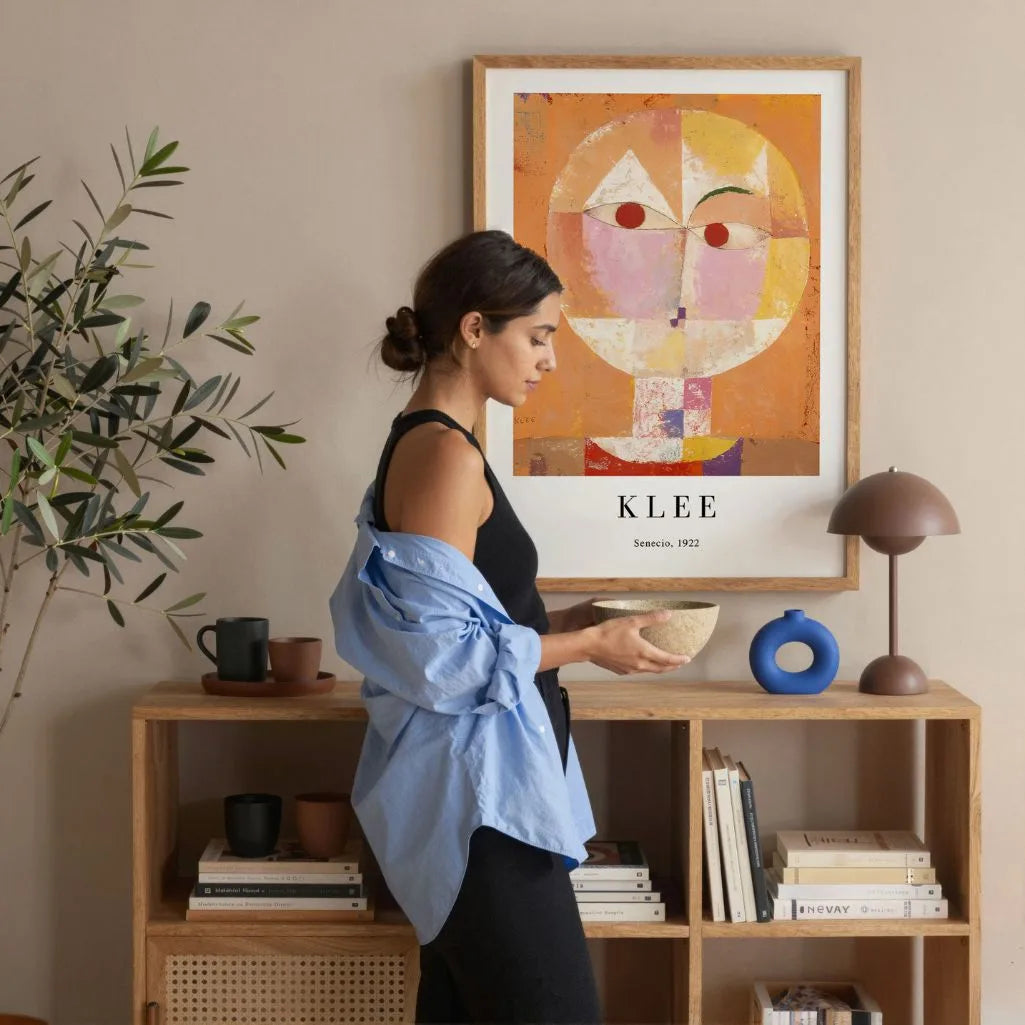 Paul Klee Senecio Poster