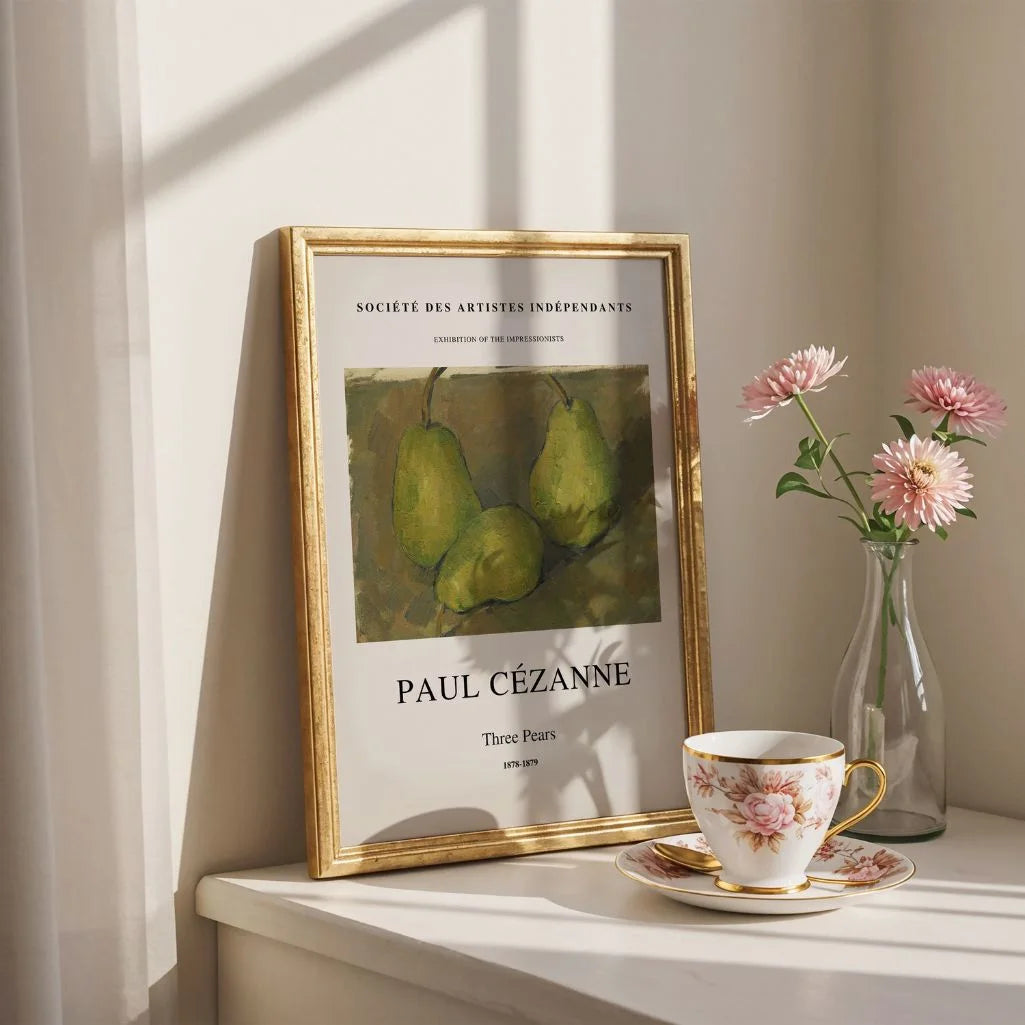 Paul Cézanne – Tre pere Poster